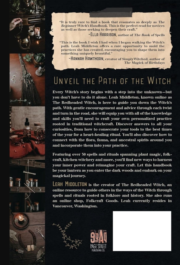 Beginner Witch’s Handbook: Spells, Traditions & Lore for Crafting Your Magickal Practice