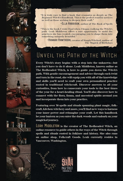 Beginner Witch’s Handbook: Spells, Traditions & Lore for Crafting Your Magickal Practice