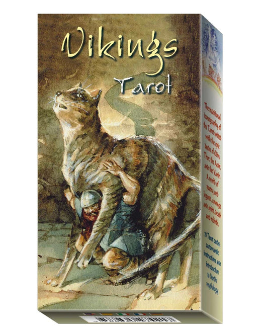Vikings Tarot Deck – Norse Mythology 78-Card Tarot | Odin Thor Freya | Lo Scarabeo