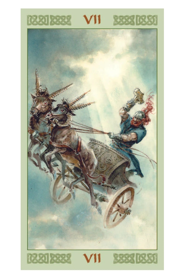 Vikings Tarot Deck – Norse Mythology 78-Card Tarot | Odin Thor Freya | Lo Scarabeo