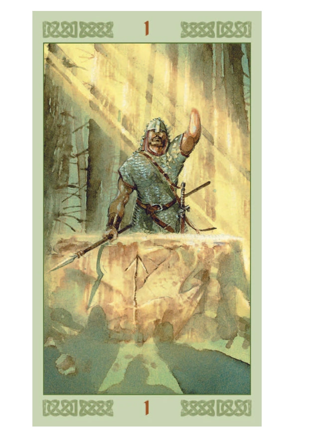 Vikings Tarot Deck – Norse Mythology 78-Card Tarot | Odin Thor Freya | Lo Scarabeo