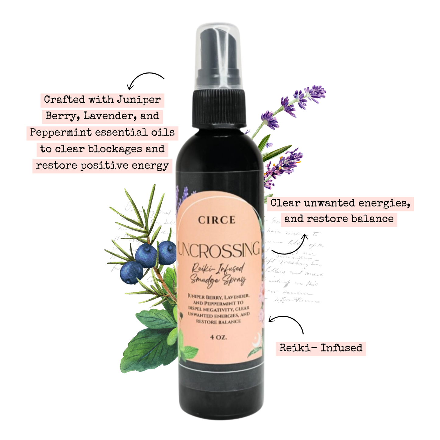 Uncrossing Smudge Spray | 4 oz.