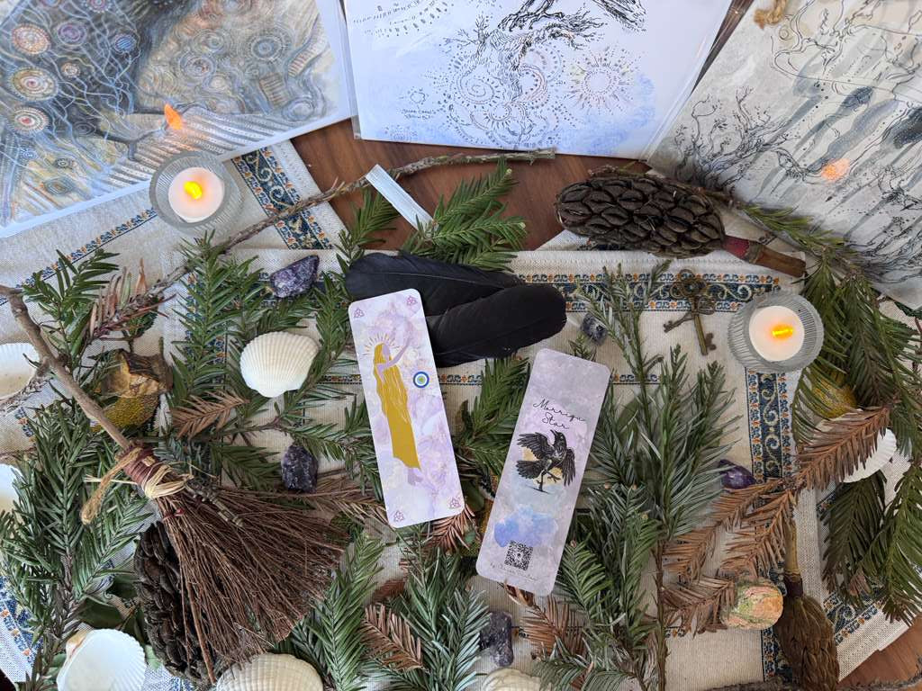 Aphrodite Bookmark by Chriss Winter | Goddess Art Spiritual Bookmark