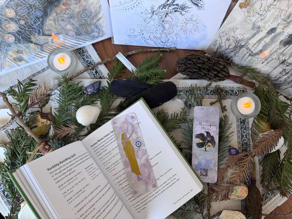 Aphrodite Bookmark by Chriss Winter | Goddess Art Spiritual Bookmark