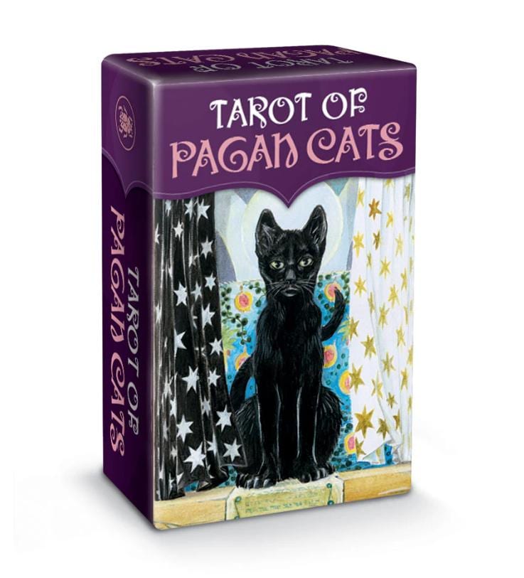 Tarot of Pagan Cats – Classic & Mini Editions | Mystical Feline Tarot Deck by Lo Scarabeo