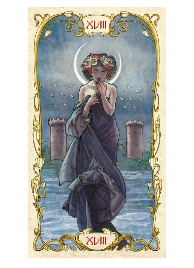 Mucha Tarot Deck – Art Nouveau Tarot Cards Inspired by Alphonse Mucha | Elegant Divination Deck