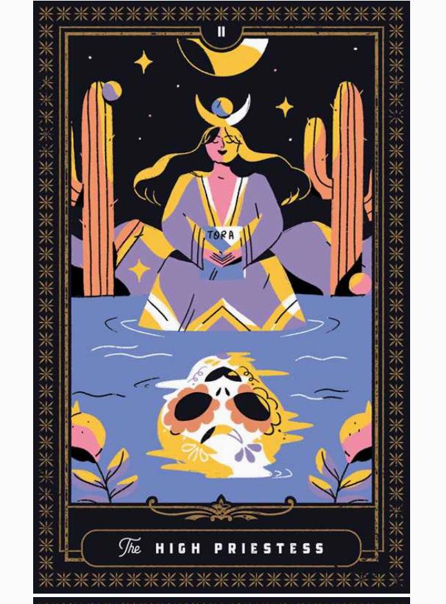 Sugar Skull Tarot Deck & Guidebook | Dia de Muertos Inspired Tarot | Intuitive Divination Cards