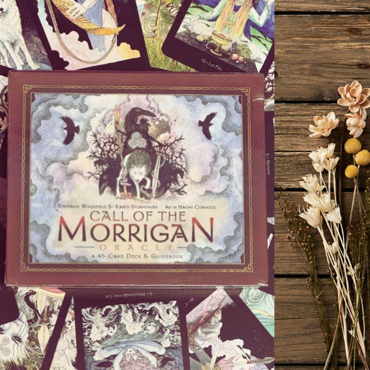 Call of the Morrigan Oracle – 45-Card Deck & Guidebook | Stephanie Woodfield | Llewellyn (2024)