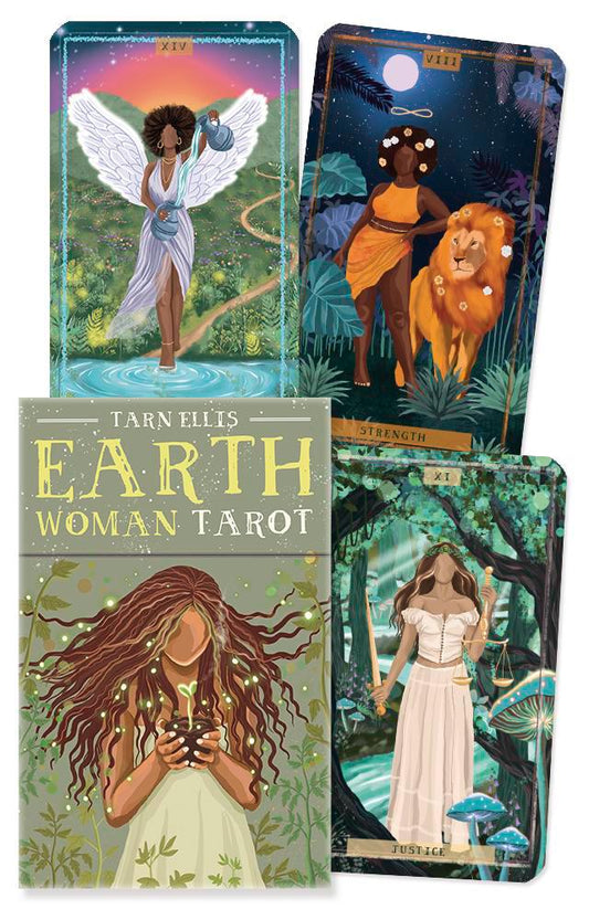 Earth Woman Tarot Deck – 78-Card Rider-Waite Inspired Tarot | Divine Feminine & Nature | Lo Scarabeo