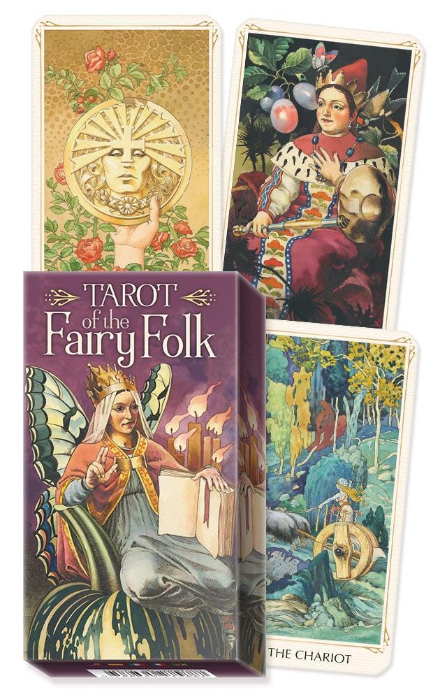 Tarot of the Fairy Folk – 78-Card Rider-Waite Style Tarot | Faeries & Elementals | Lo Scarabeo
