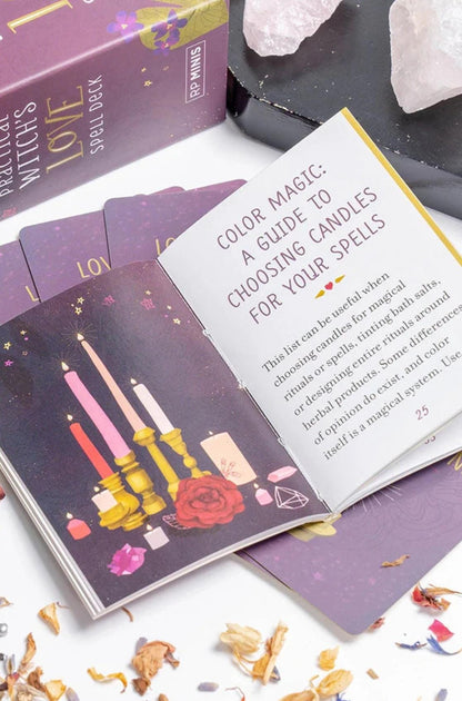 Practical Witch’s Love Spell Deck – 100 Rituals for Passion, Romance & Desire