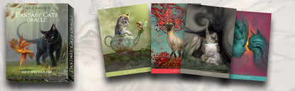 Barbieri Fantasy Cats Oracle – 23-Card Oracle Deck + Guidebook | Paolo Barbieri | Lo Scarabeo