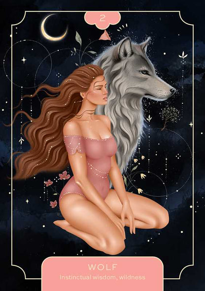 Animal Spirit Oracle by Lea Androic – Intuition, Shadow Work & Spirit Animal Guidance Deck