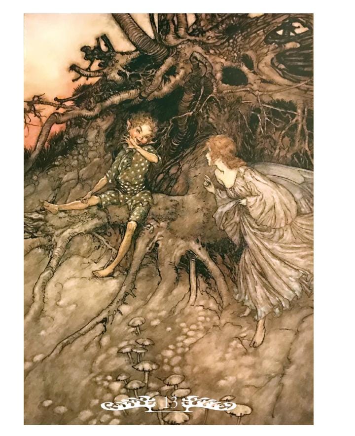 Fairy Oracle Deck by Arthur Rackham – Mystical Guidance Oracle Cards