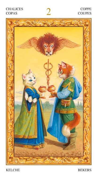 Tarot of White Cats Series – Classic and Mini Tarot Deck Rider-Waite | Lo Scarabeo