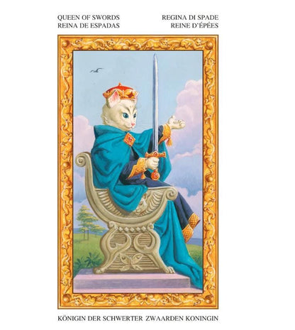 Tarot of White Cats Series – Classic and Mini Tarot Deck Rider-Waite | Lo Scarabeo