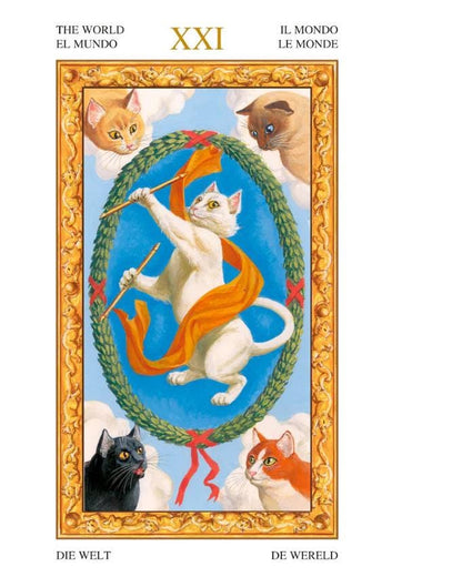 Tarot of White Cats Series – Classic and Mini Tarot Deck Rider-Waite | Lo Scarabeo