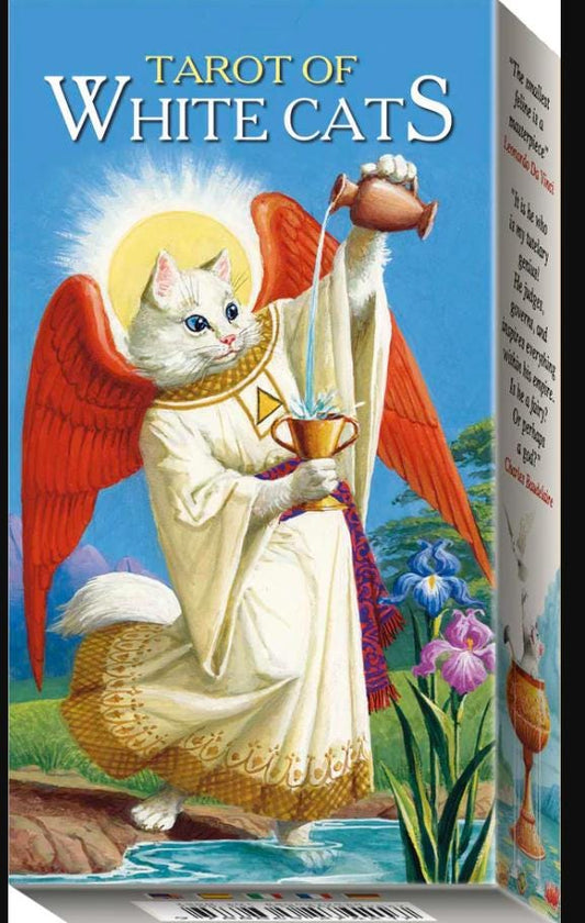 Tarot of White Cats Series – Classic and Mini Tarot Deck Rider-Waite | Lo Scarabeo