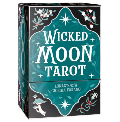 Wicked Moon Tarot – Dark Seasonal Witch Tarot Deck with Guidebook | Sabbats & Lunar Magic