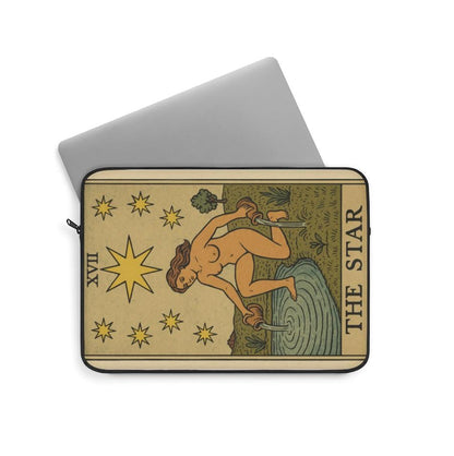 Mystic Star Tarot Card Laptop Sleeve | Boho Astrology Tech Case