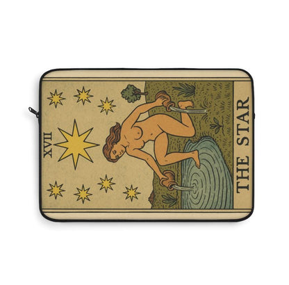Mystic Star Tarot Card Laptop Sleeve | Boho Astrology Tech Case