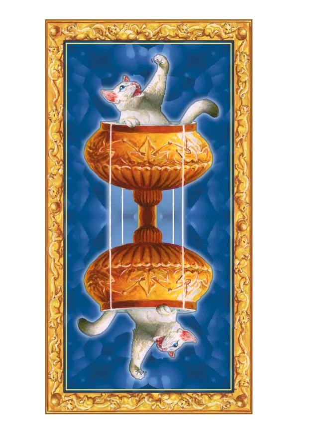 Tarot of White Cats Series – Classic and Mini Tarot Deck Rider-Waite | Lo Scarabeo