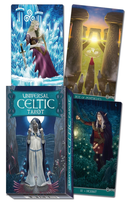 Universal Celtic Tarot – Classic & Mini Editions | Celtic Pagan Tarot Deck | Lo Scarabeo